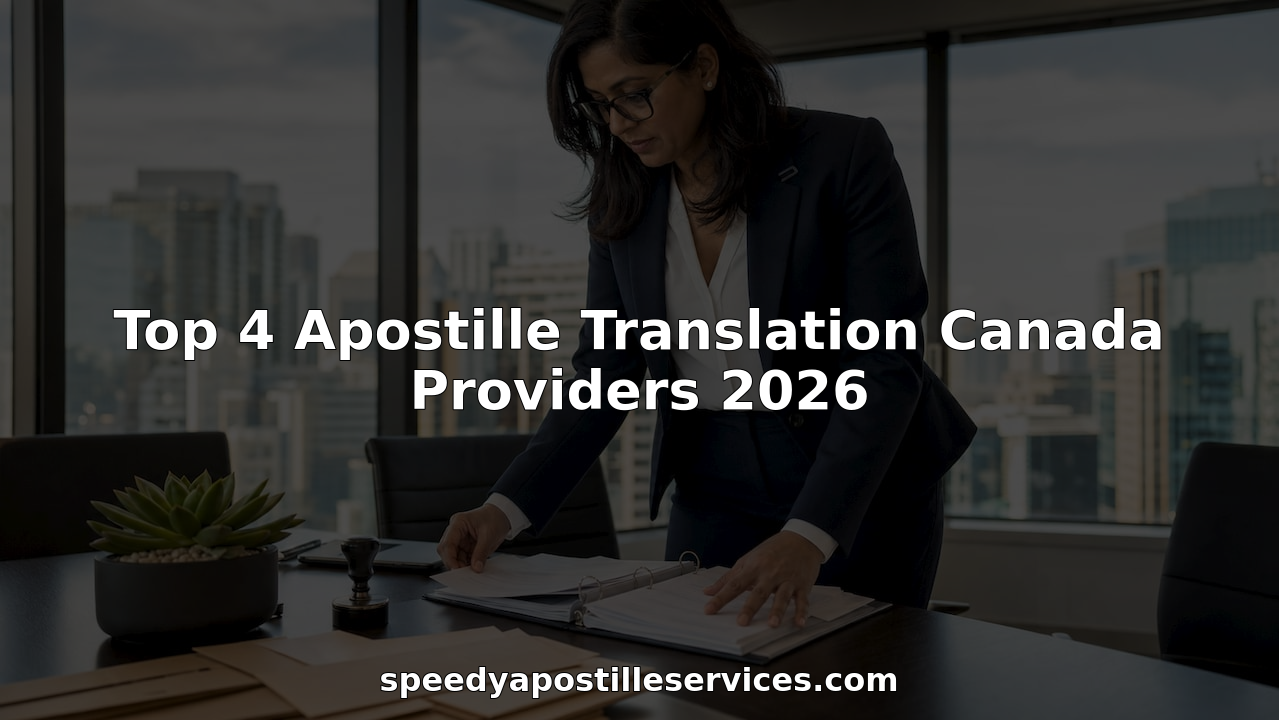 Top 4 Apostille Translation Canada Providers 2026