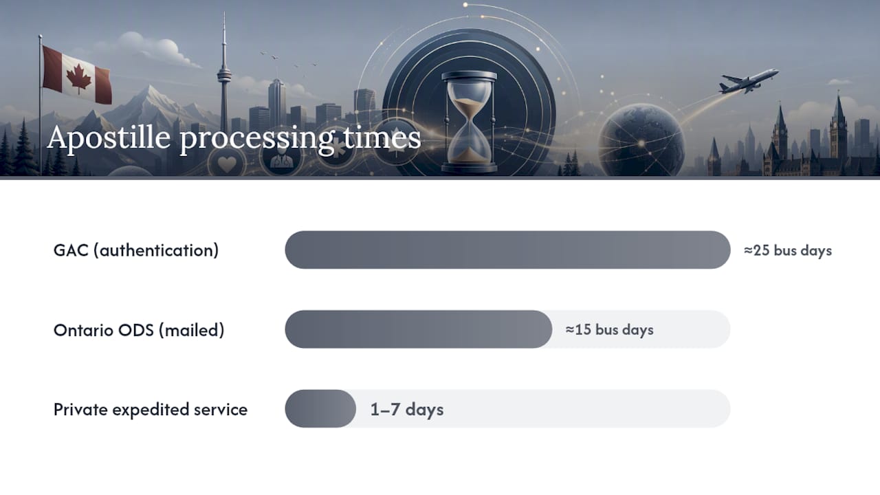How Long Does an Apostille Take, and What Does It Cost? — overview diagram