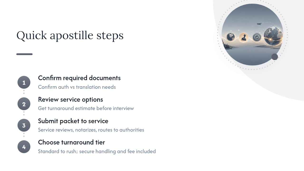 If You Need a Work Visa Apostille Quickly — overview diagram