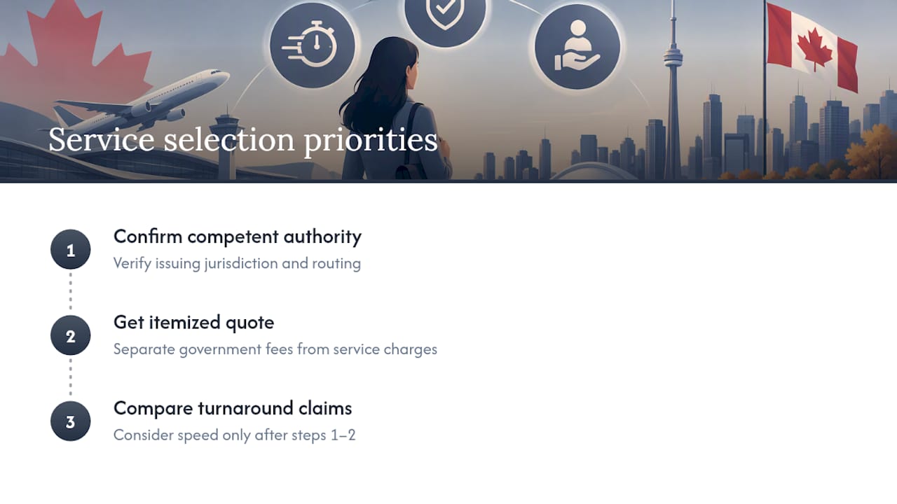 What Most Guides Get Wrong About Choosing an Apostille Service — overview diagram