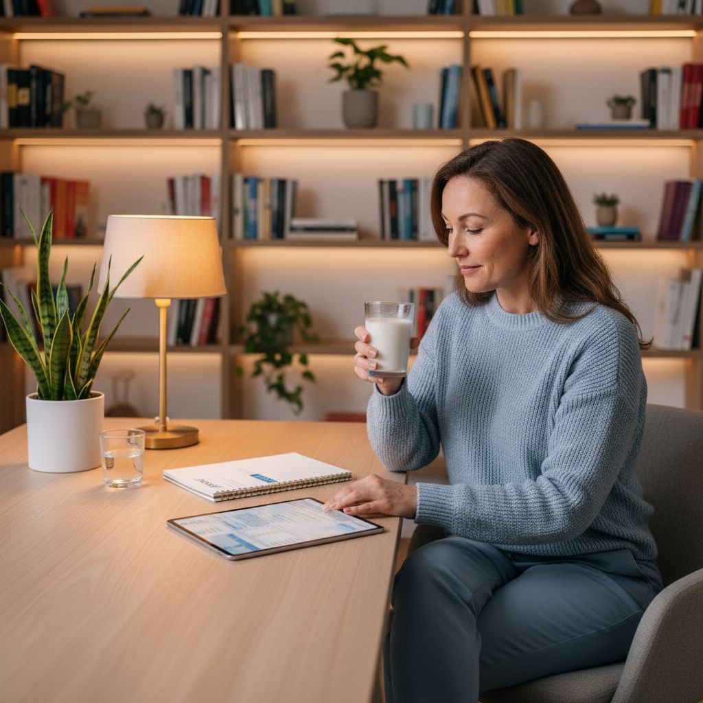 Kefir Abendroutine Homeoffice