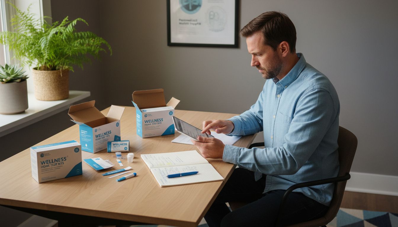 Selbsttest Auswertung digital