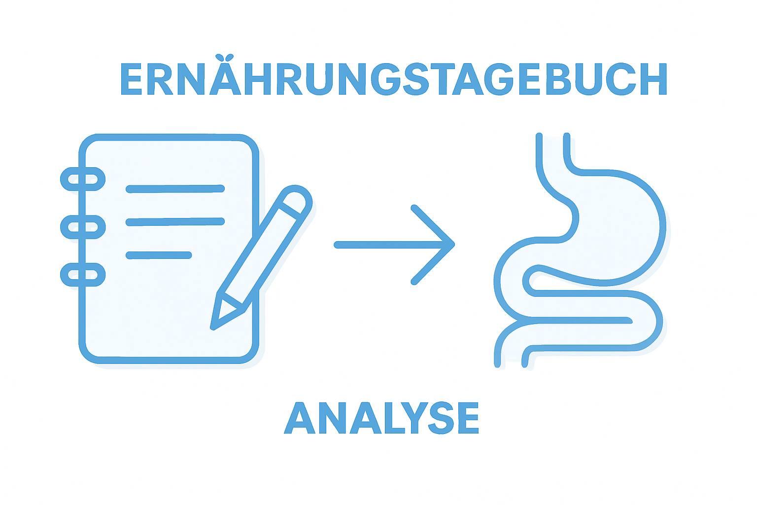 Infografik: Mit einem Ernährungstagebuch zu einer gesünderen Verdauung