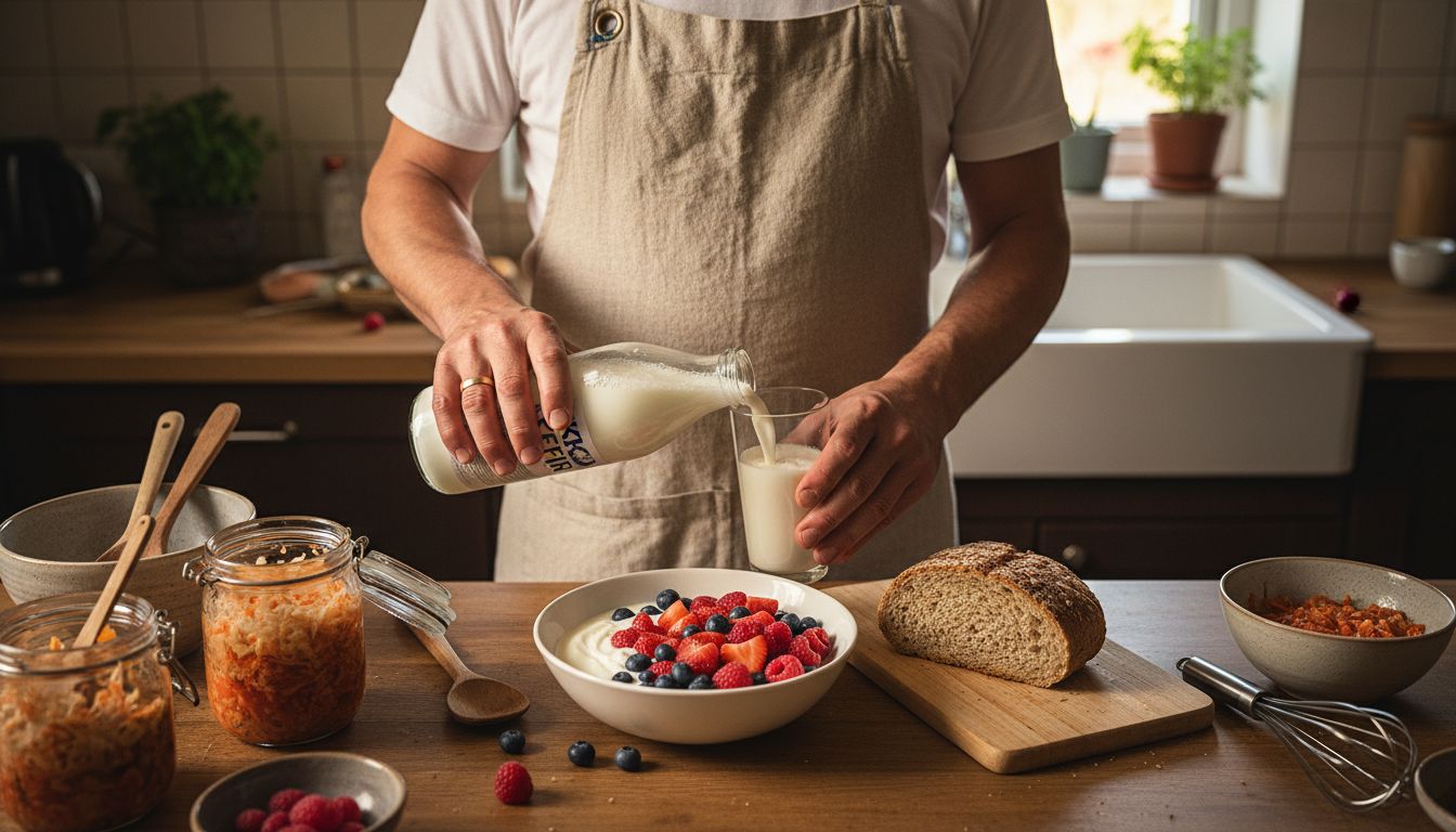 Probiotische Lebensmittel ganz einfach auf der Küchentheke selber herstellen