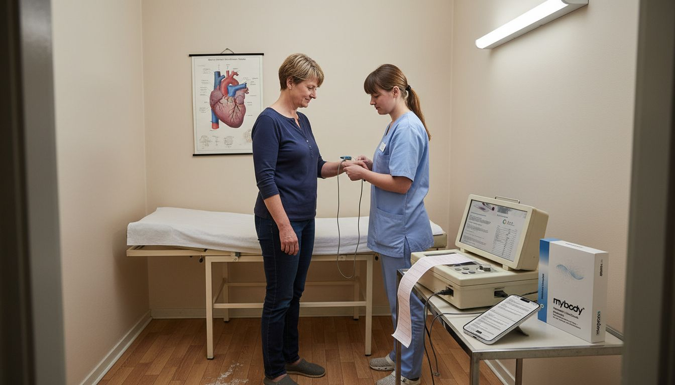 EKG zur Überprüfung der Herzgesundheit im Rahmen eines Gesundheits-Checks