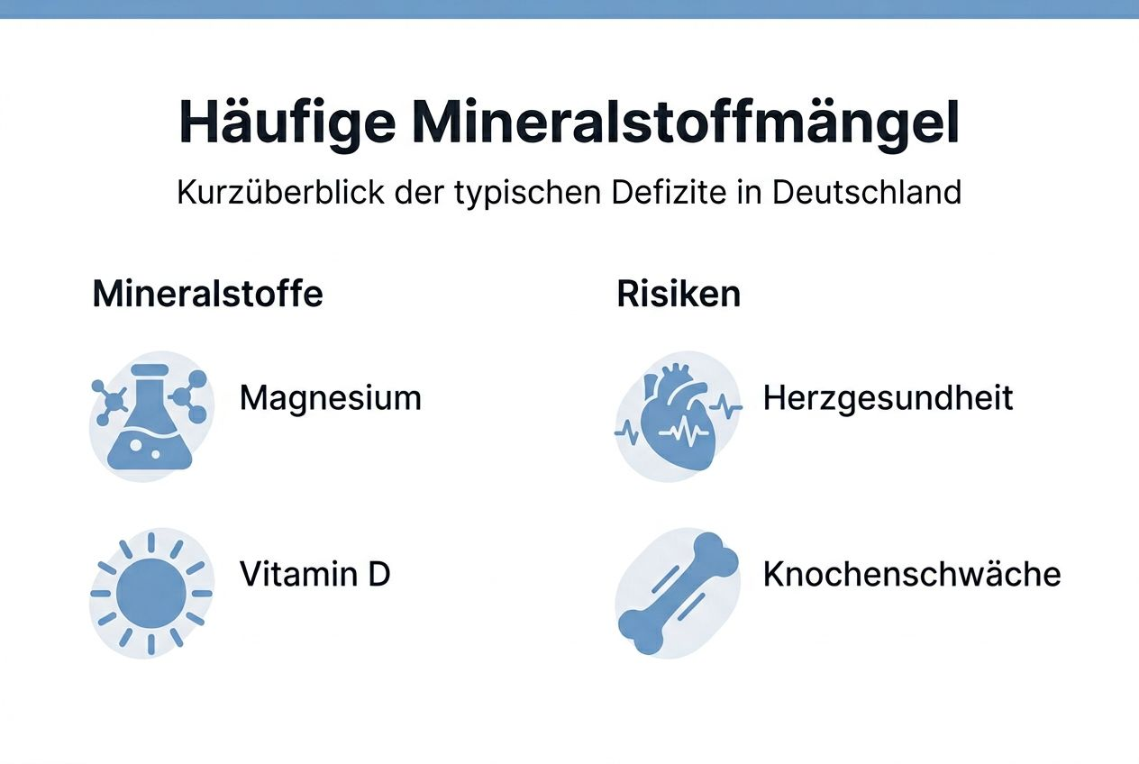 Overview: The most common mineral deficiencies at a glance