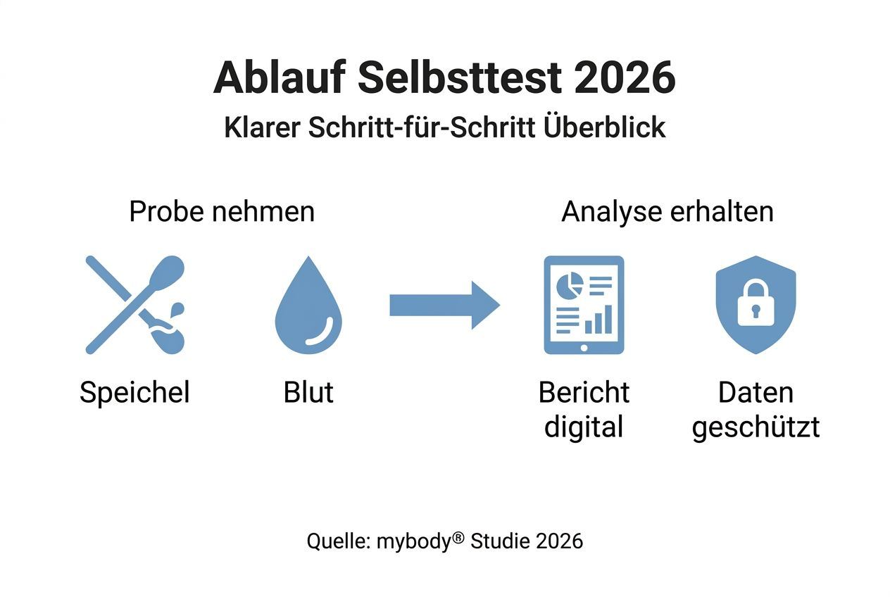 Infographic: How an individual self-test works