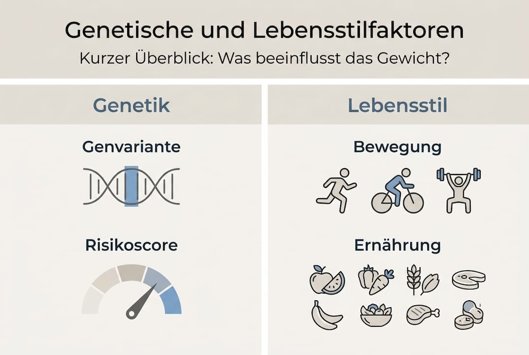 Infografica: come geni e stile di vita influenzano il nostro peso corporeo