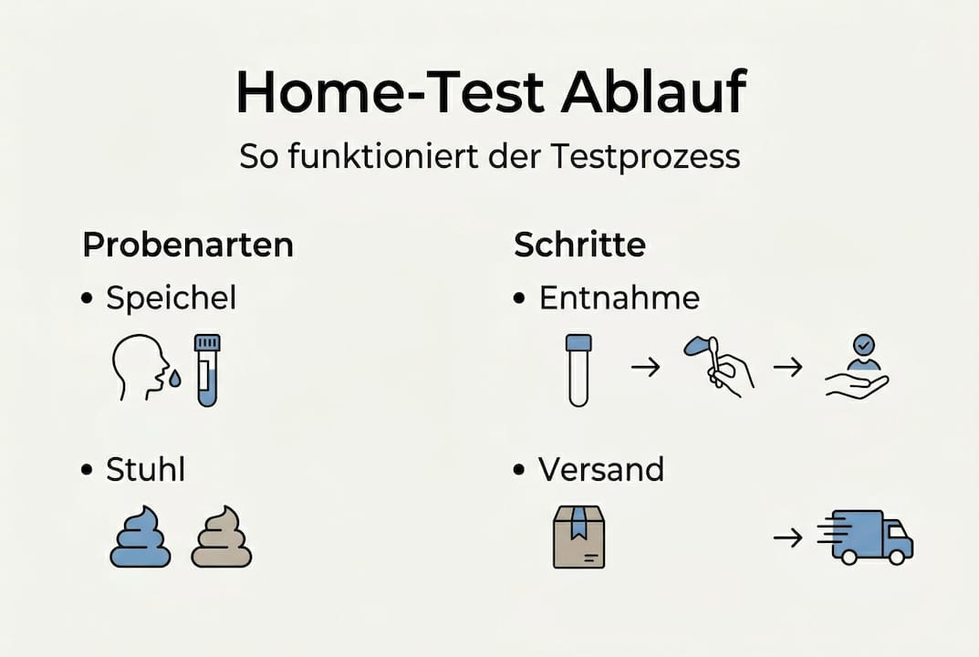 Übersicht: So läuft ein Heimtest ab