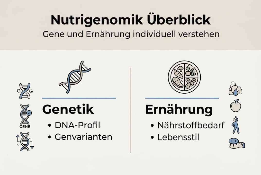 Gráfico resumen: Cómo interactúan la genética y la nutrición