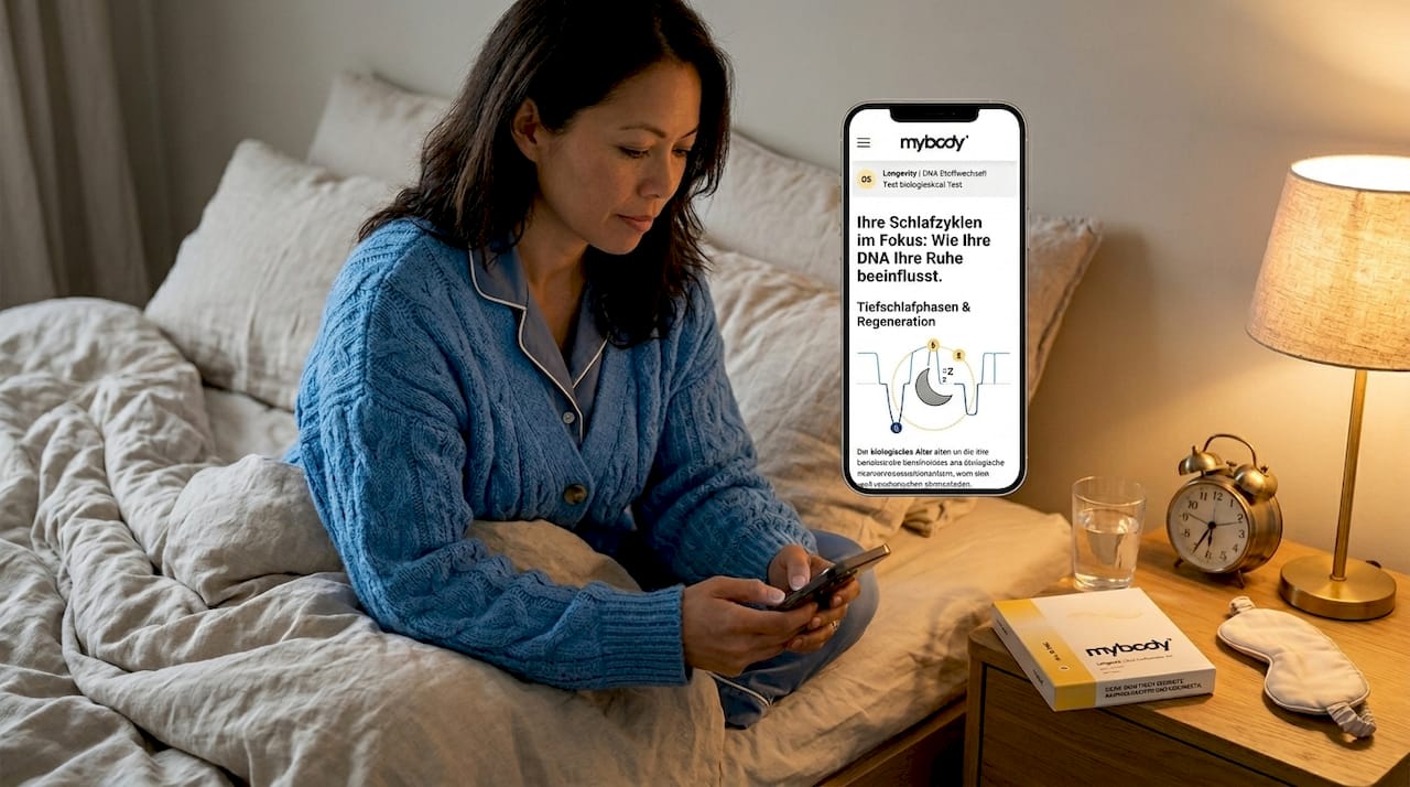Uma mulher se prepara com sua rotina noturna para uma noite de sono reparador.