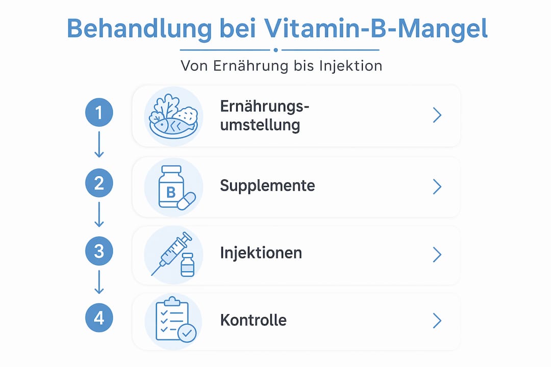Schritt-für-Schritt-Anleitung: So gehen Sie bei einem Vitamin-B-Mangel vor