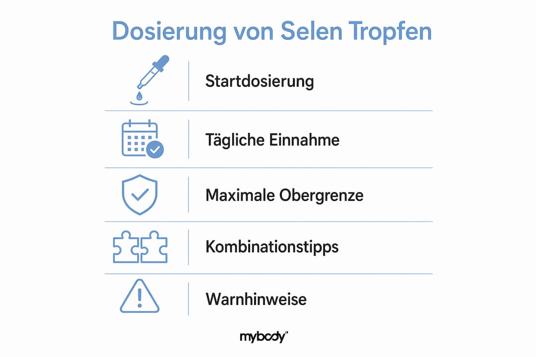 Übersicht zur richtigen Anwendung und Dosierung von Selen-Tropfen