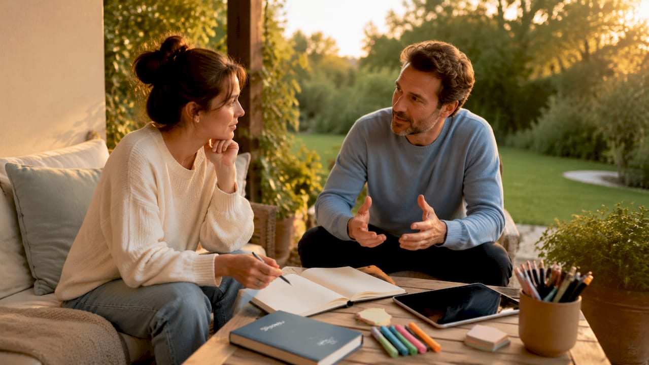 Im persönlichen Gespräch erläutert der Coach, wie die SMART-Methode funktioniert und wie sie sich in der Praxis anwenden lässt.