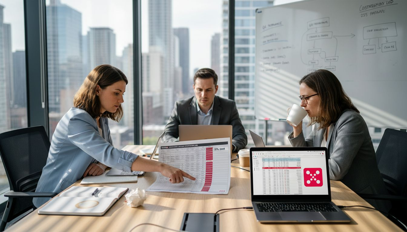 CX managers analyzing comparative leadership models