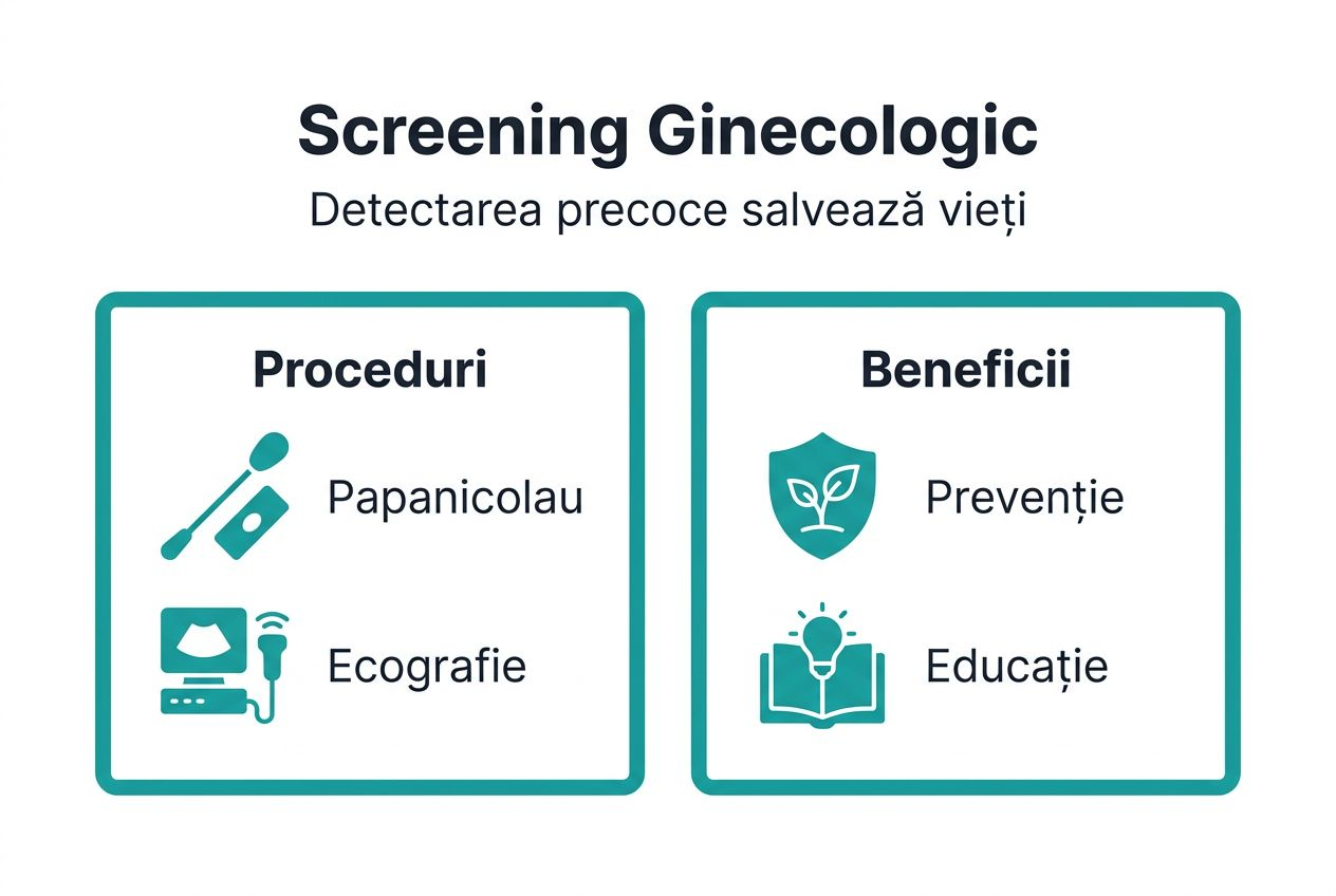 Infografic: De ce este important controlul ginecologic de rutină
