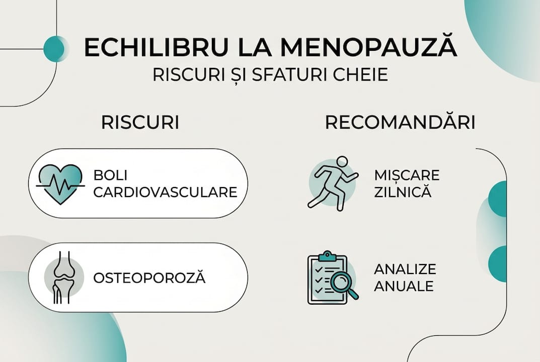 Menopauza: care sunt principalele riscuri și ce poți face pentru a le preveni