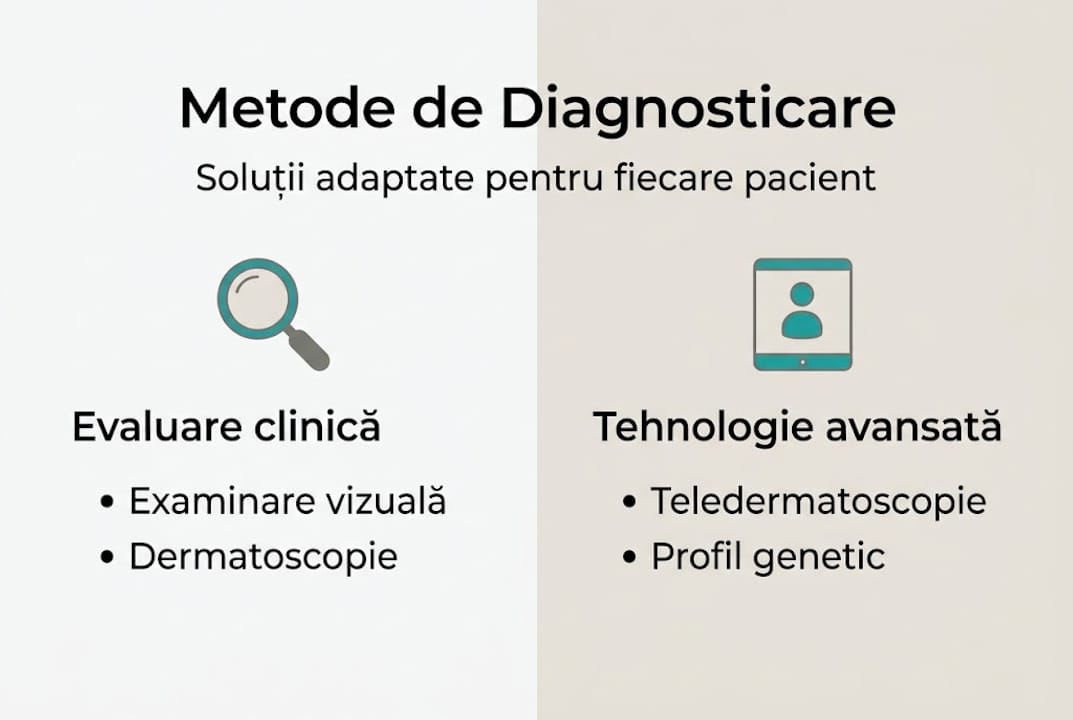 Infografic: Cum se stabilește corect diagnosticul în dermatologie
