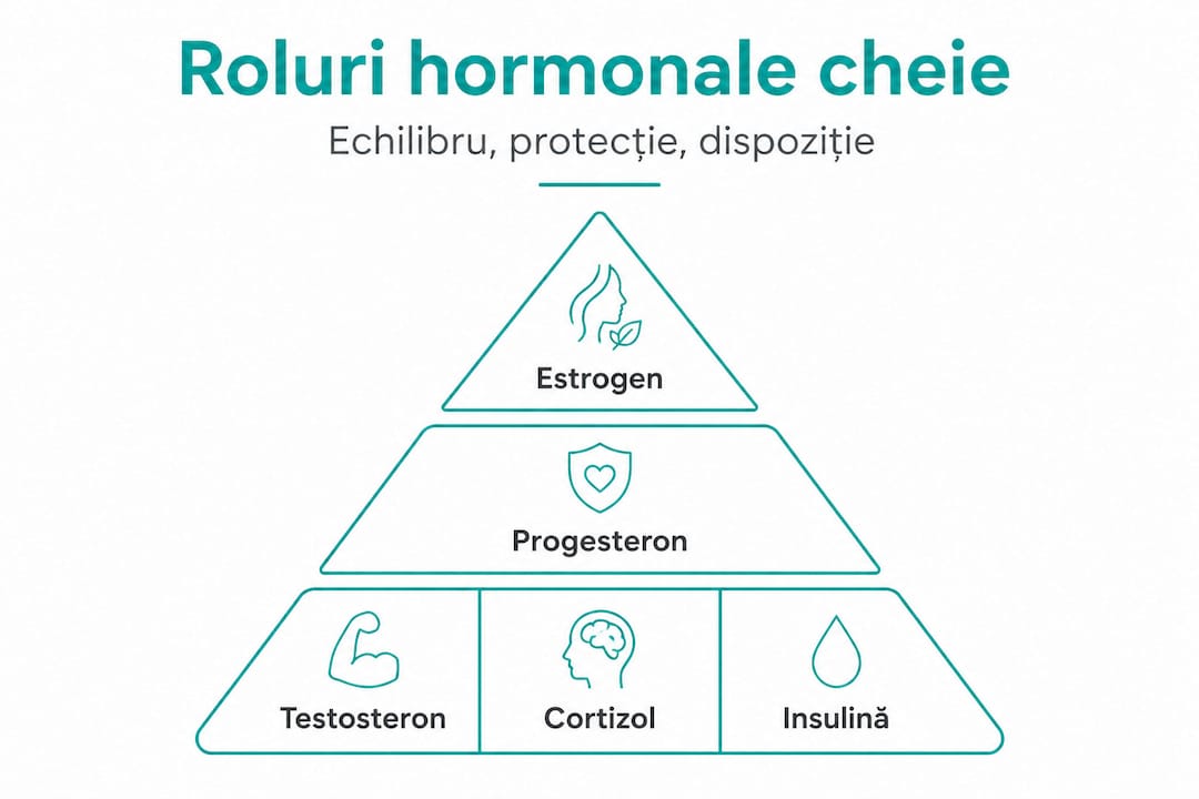 Piramida hormonilor feminini: care sunt principalele funcții