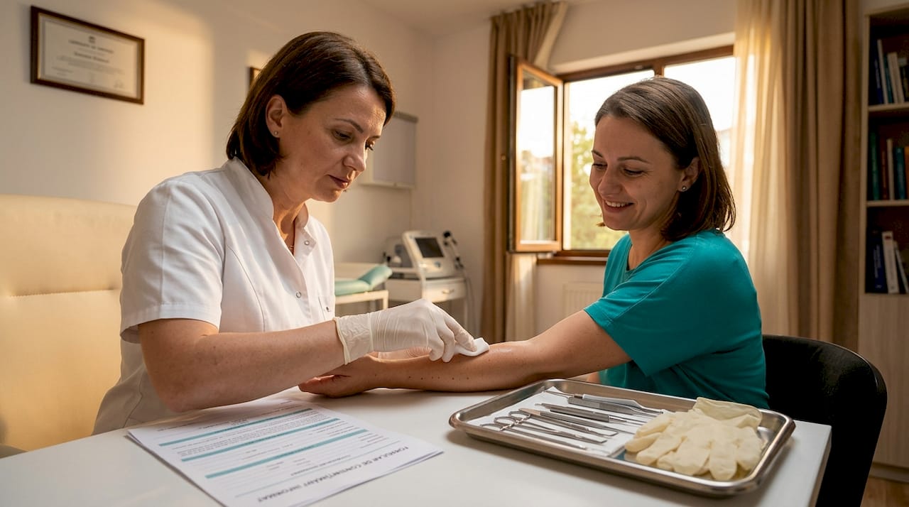 Cum te pregătești pentru o biopsie de piele la cabinetul medicului