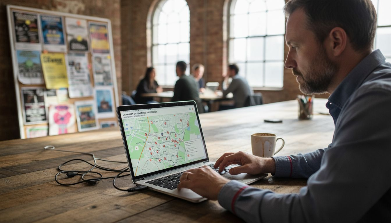 Manager setting local ad location targets
