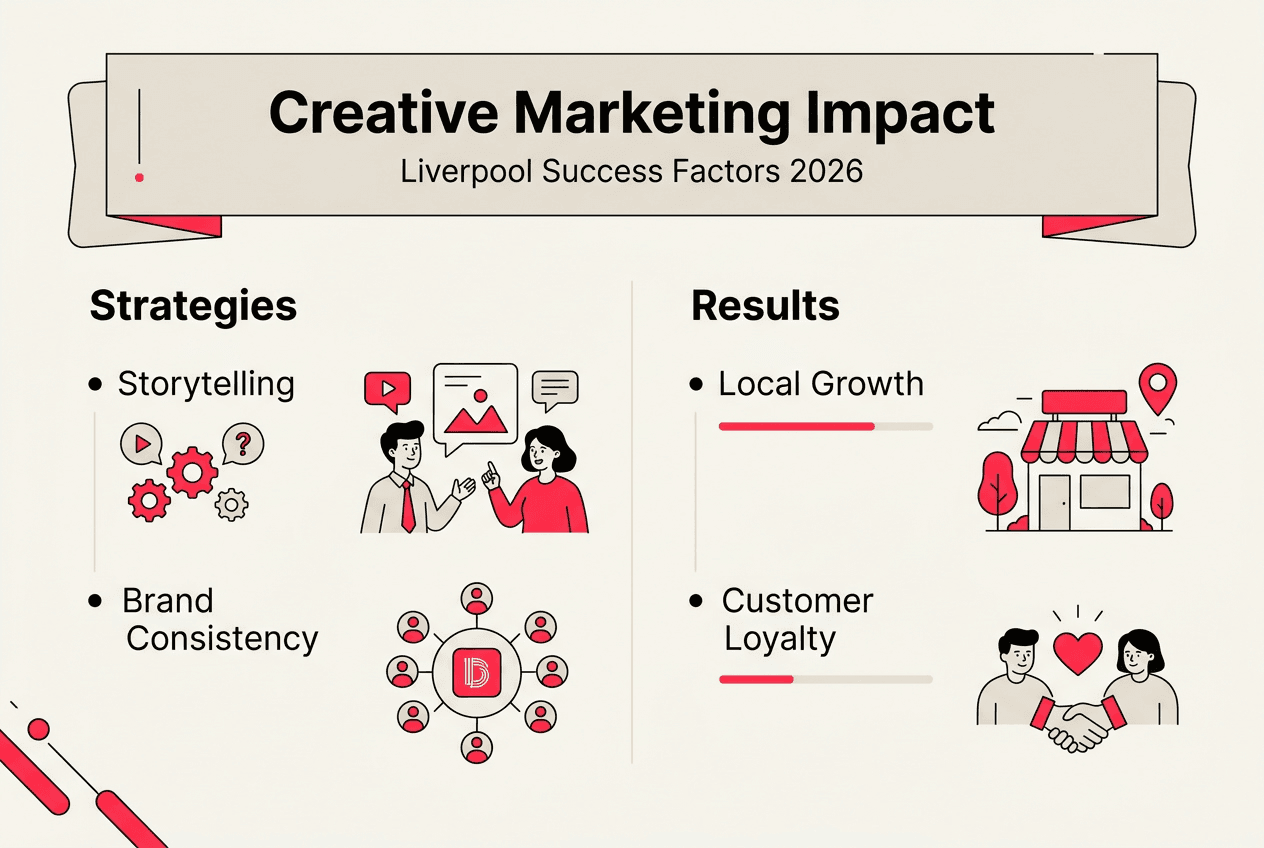 Infographic on creative marketing success in Liverpool