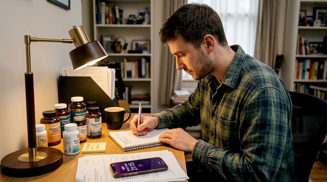 Supplement Stack Log Optimise your wellness stack: a 4-step workflow guide