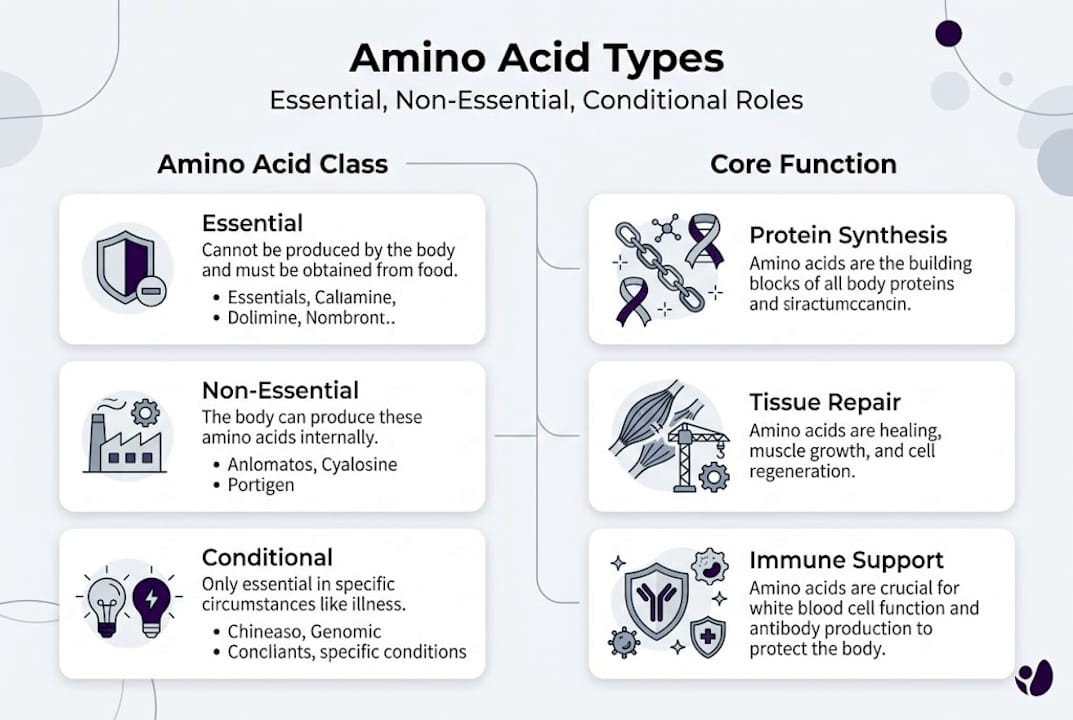 The role of amino acids in optimal health and recovery
