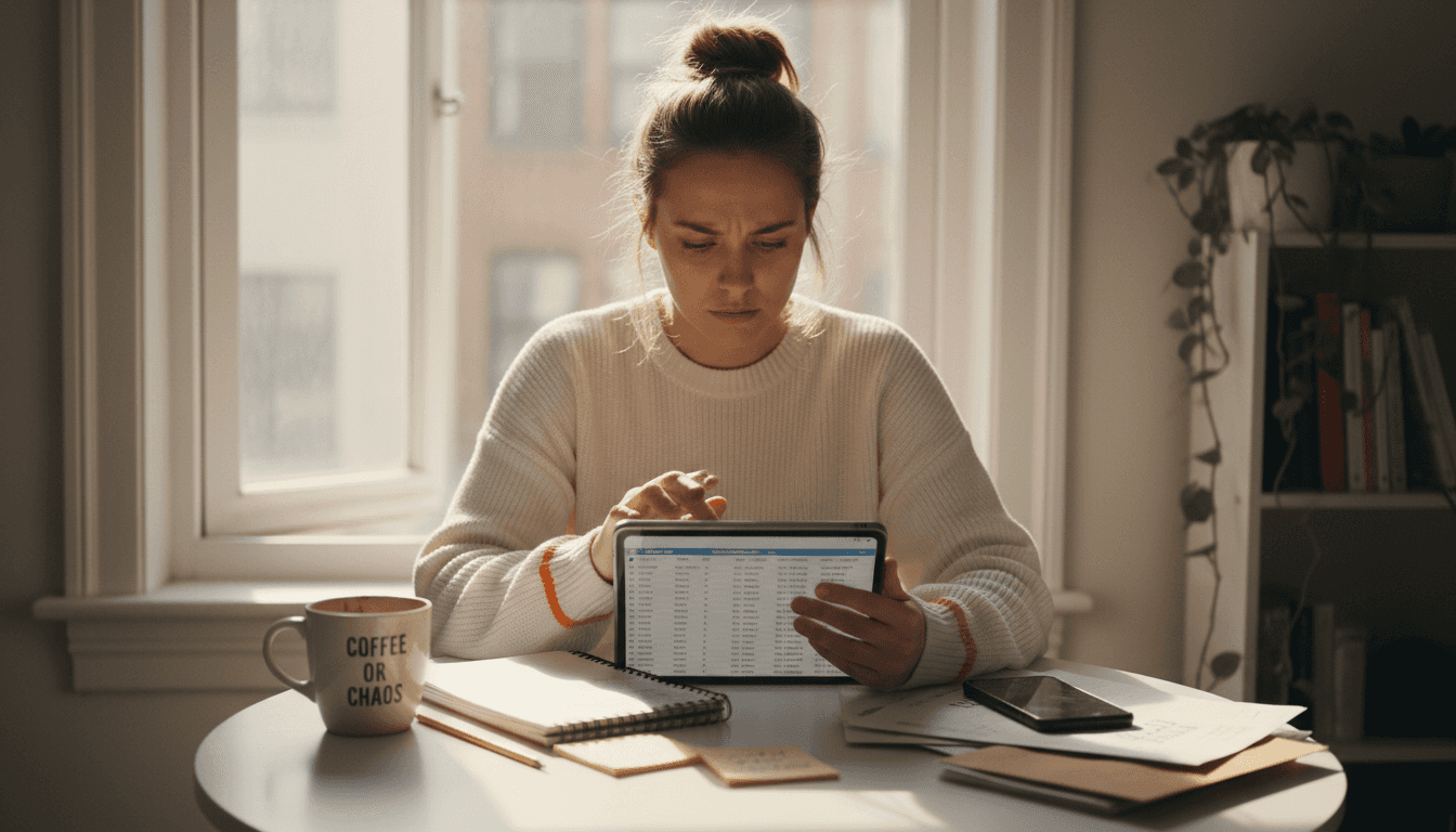 Retail trader maintaining discipline in daily routine