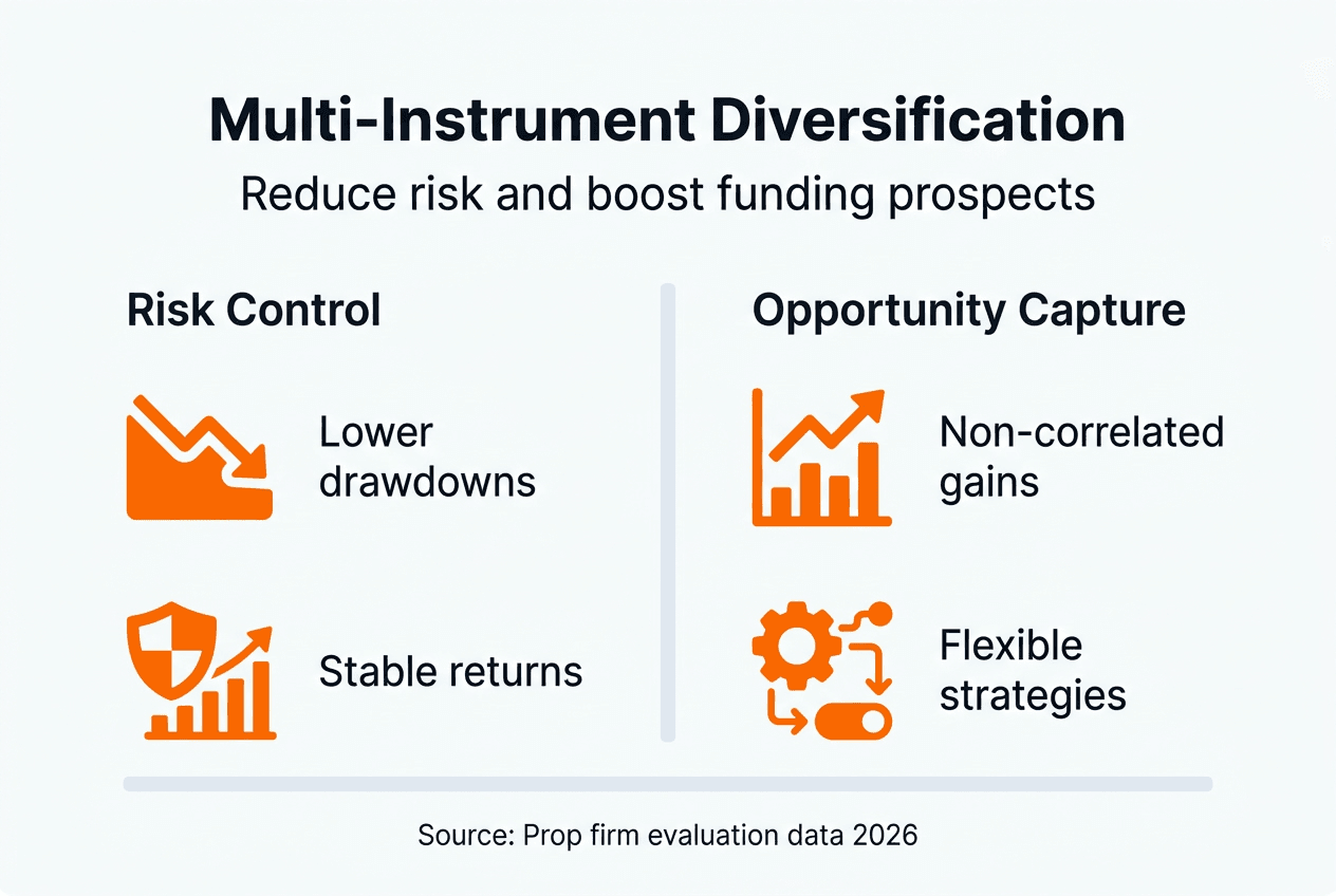 Infographic on benefits of multi-instrument trading