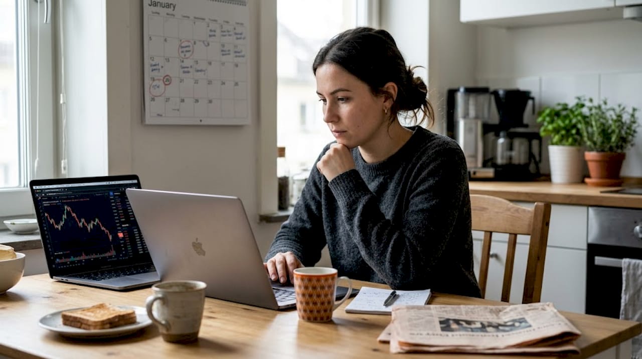 Trader showing frustration after risk violation