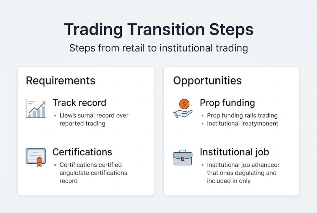 Infographic summarizing retail to institutional transition