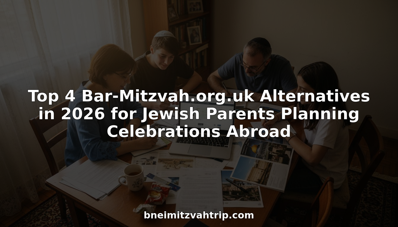 Jewish family planning Bar Mitzvah trip