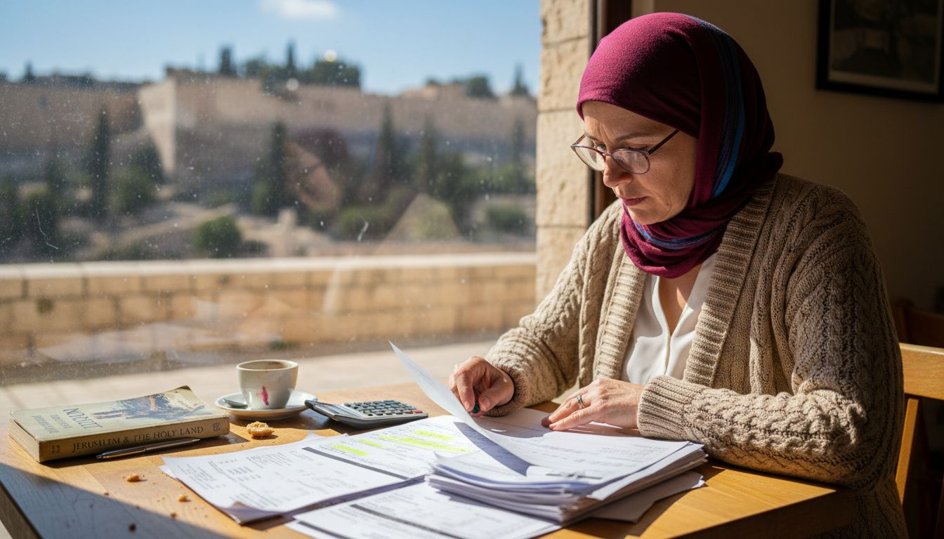 Travel planner checking group tour invoices