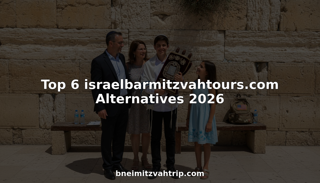 Family at Bar Mitzvah tour by Western Wall