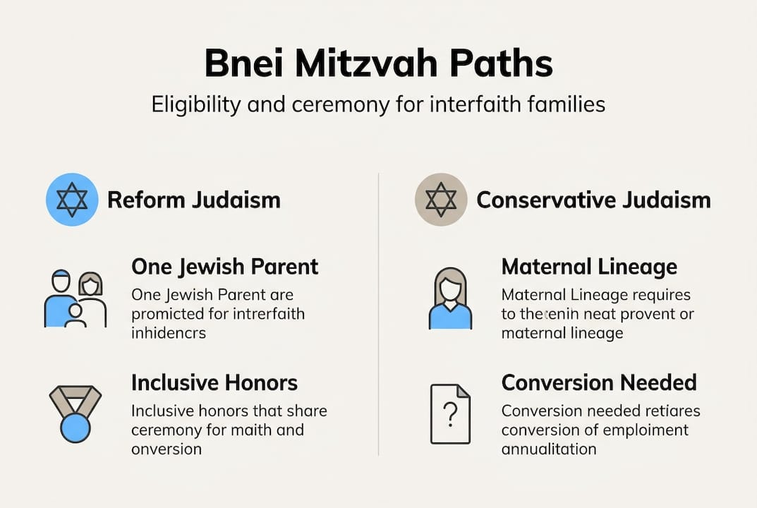 Infographic comparing reform and conservative eligibility
