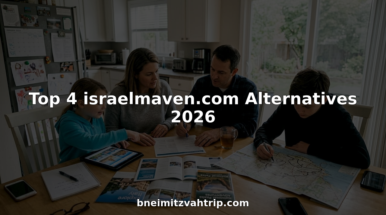 Family planning trip together at kitchen table