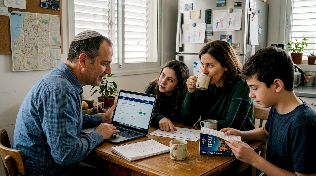 Family planning Israel Bar Mitzvah trip together