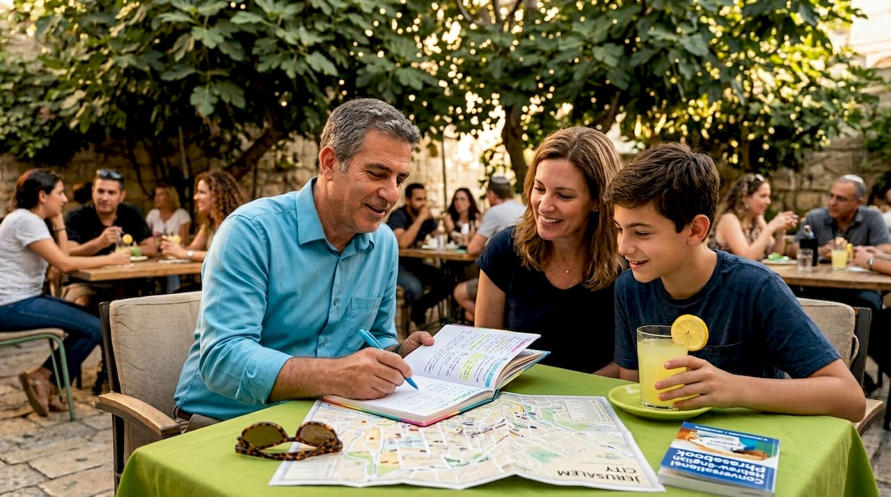 Guide and family planning Bar Mitzvah itinerary
