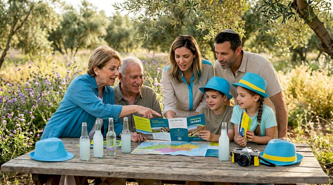 Multi-generational family planning travel in Israel
