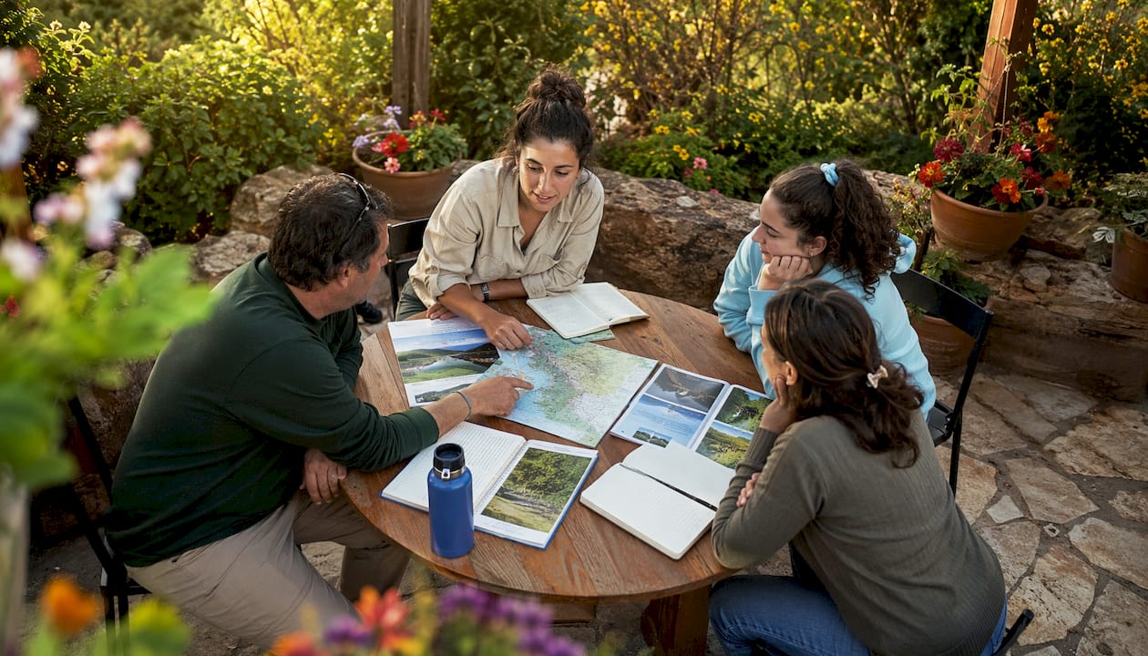 Planning meeting for Israeli wildlife education tours