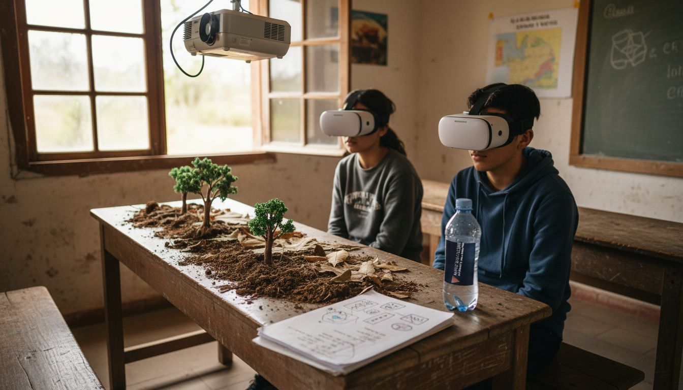 Tendencias Sostenibilidad 2026: 75% Educación Con Ia Y Ética 1 Alumnos incorporan la realidad aumentada en su entorno