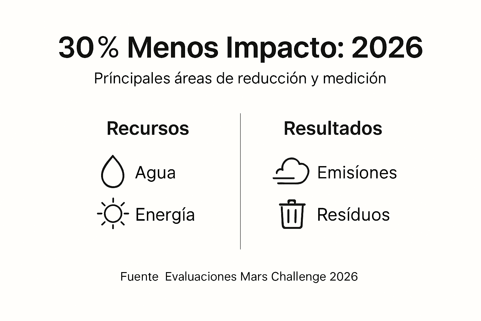 Infografía sobre cómo los sistemas de vida contribuyen a reducir el impacto ambiental