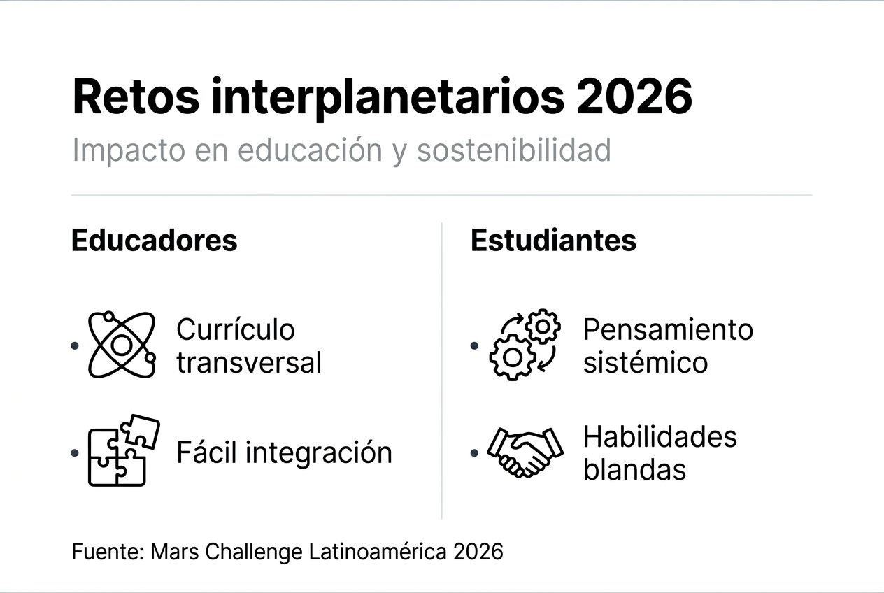 Por Qué Elegir Retos Interplanetarios En Educación 2026 1 Infografía: El impacto educativo de los desafíos interplanetarios