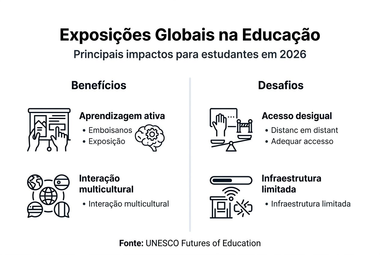 Infográfico: Os efeitos das exposições internacionais no mundo