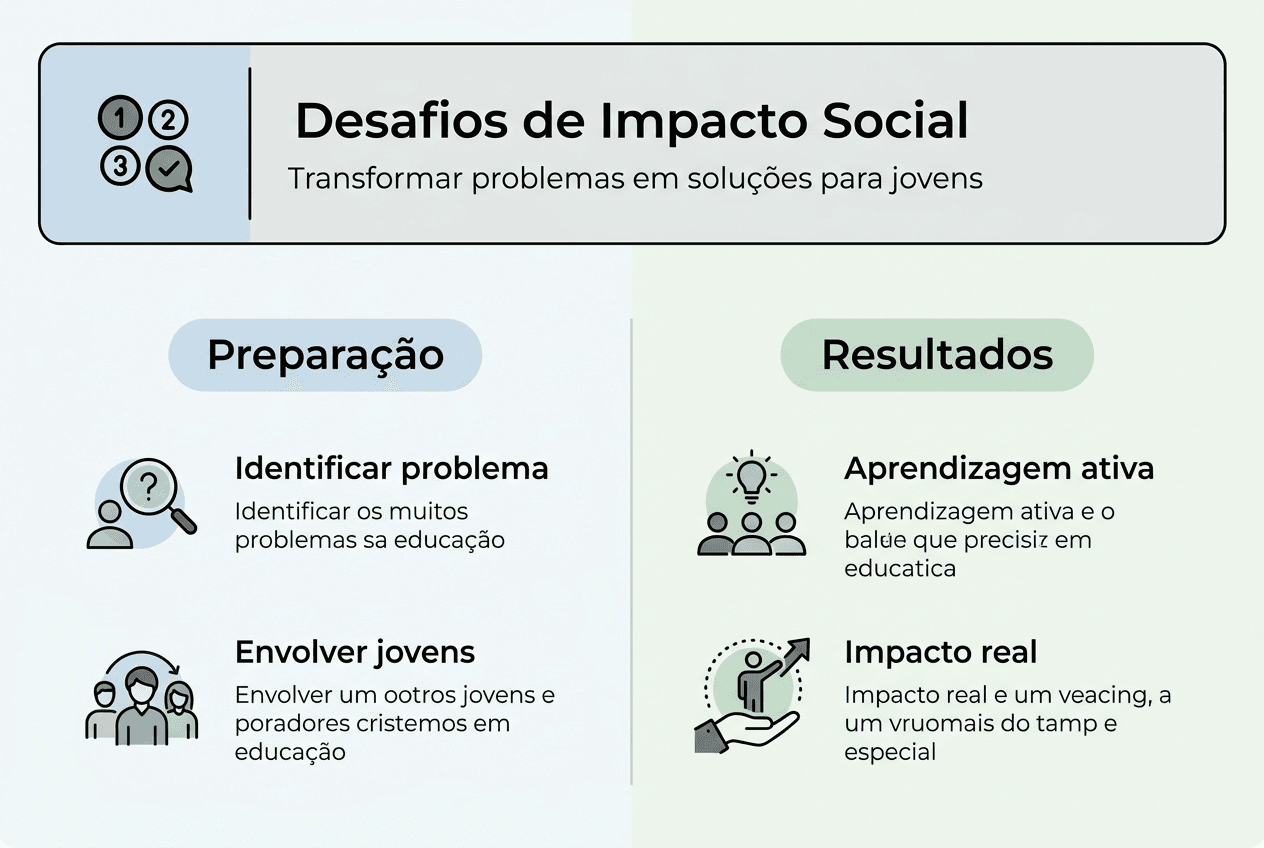 Como Criar Desafios De Impacto Social Para Educação Inovadora 1 Infográfico: desafios e impacto social no setor da educação