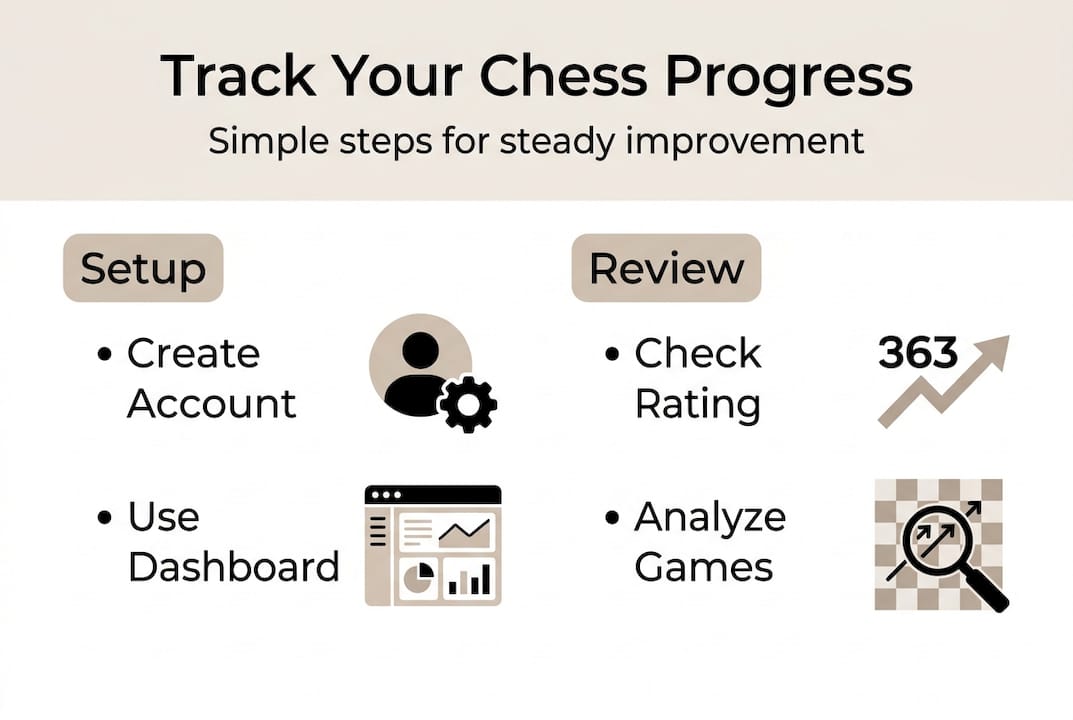 How to track chess progress online for steady growth