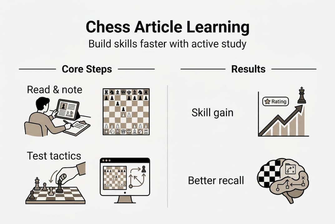 How chess articles accelerate skill and strategy mastery