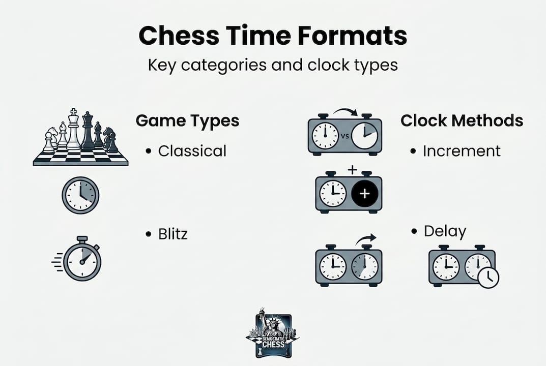 Chess Time Formats Explained: Clocks, Categories & Strategy