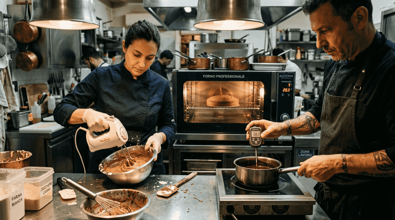 Gli chef si cimentano con nuove tecniche all’avanguardia in cucina.